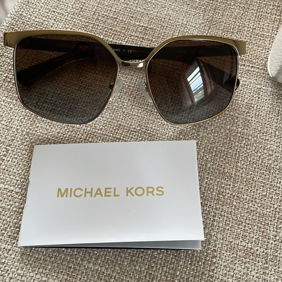 Michael Kors Accessories - Michael Kors Sunglasses MK1018 Pale Gold | Smoke Gradient Lens.